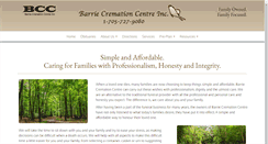 Desktop Screenshot of barriecremationcentre.com